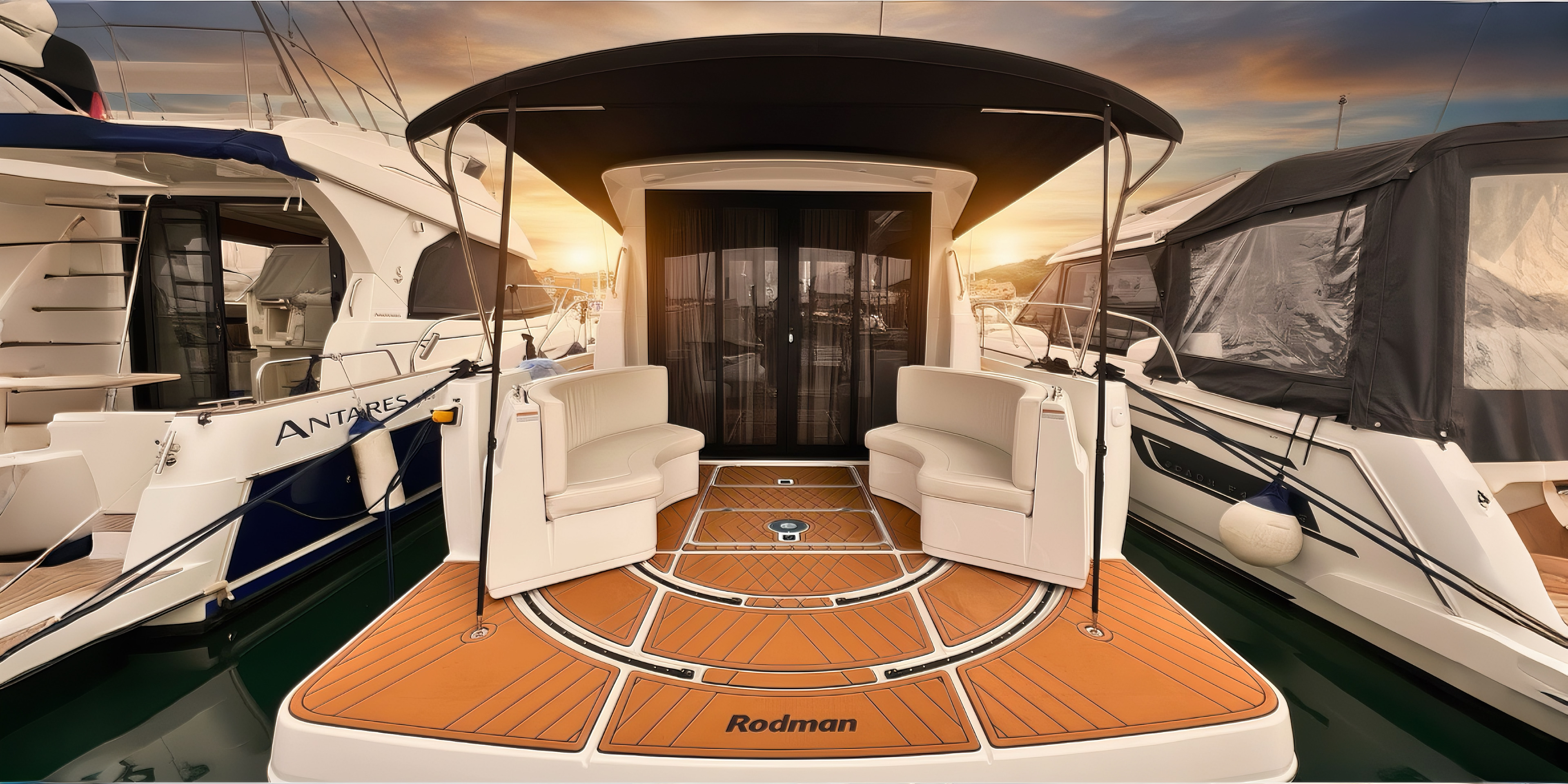 Premium S-Deck marine flooring on boat
